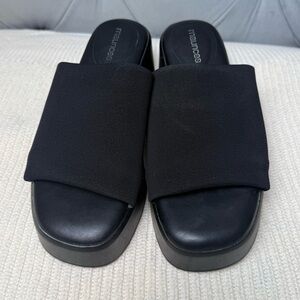 Y2K‎ Maurices Platform Sandals Black Chunky